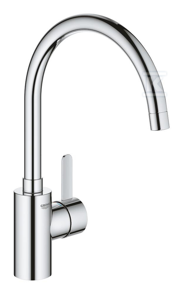 Bateria zlewozmywakowa Eurosmart Cosmopolitan jednouchwytowa chrom, głowica ceramiczna 35 mm, wysoka wylewka, kąt obrotu wylewki 150° 32843002 - obrazek 1