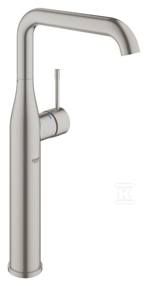 Bateria umywalkowa Grohe Essence jednouchwytowa, rozmiar XL, stal nierdzewna, ogranicznik przepływu 5,7 l/min., głowica Ceramiczna 28 mm, bez zestawu odpływowego 32901DC1 - obrazek 1