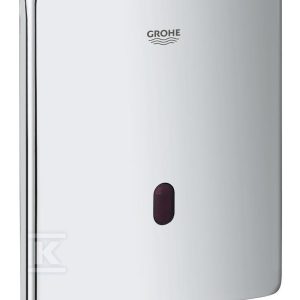 Przycisk spłukujący Tectron Skate elektroniczna na podczerwień do pisuaru, chrom, głowica Ceramiczna z elektrozaworem i filtrem, transformator 37321001 Przycisk spłukujący Tectron Skate elektroniczna na podczerwień do pisuaru, chrom, głowica Ceramiczna z elektrozaworem i filtrem, transformator 37321001