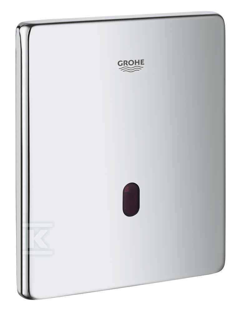 Przycisk spłukujący Tectron Skate elektroniczna na podczerwień do pisuaru, chrom, głowica Ceramiczna z elektrozaworem i filtrem, transformator 37321001 - obrazek 1