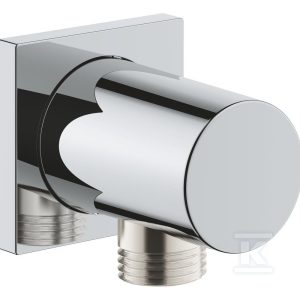 Kolanko przyłączeniowe Grohe Rainshower ścienne, chrom, z kwadratową rozetą 27076000 Kolanko przyłączeniowe Grohe Rainshower ścienne, chrom, z kwadratową rozetą 27076000