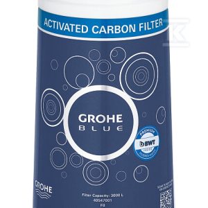 Filtr Grohe Blue z węglem aktywnym, filtracja 5-fazowa, 3000 l 40547001 Filtr Grohe Blue z węglem aktywnym, filtracja 5-fazowa, 3000 l 40547001