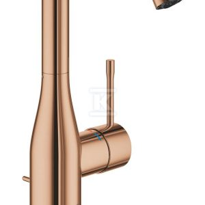 Bateria umywalkowa Grohe Essence jednouchwytowa, rozmiar L, warm sunset, ogranicznik przepływu 5,7 l/min., głowica Ceramiczna 28 mm, zestaw odpływowy z drążkiem 32628DA1 Bateria umywalkowa Grohe Essence jednouchwytowa, rozmiar L, warm sunset, ogranicznik przepływu 5,7 l/min., głowica Ceramiczna 28 mm, zestaw odpływowy z drążkiem 32628DA1