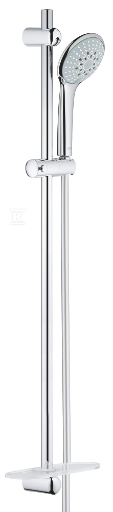 Zestaw prysznicowy Euphoria 110 Champagne, 3 strumieniowy 900mm, 1750mm, półka EasyReach chrom 27227001