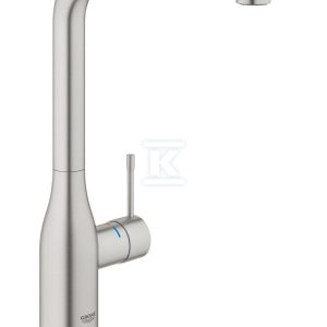 Bateria zlewozmywakowa Essence jednouchwytowa, stal nierdzewna, kąt obrotu wylewki 360° głowica Ceramiczna 28 mm, wyciągana wylewka z przełącznikiem strumienia 30270DC0 Bateria zlewozmywakowa Essence jednouchwytowa, stal nierdzewna, kąt obrotu wylewki 360° głowica Ceramiczna 28 mm, wyciągana wylewka z przełącznikiem strumienia 30270DC0