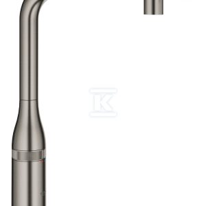 Bateria zlewozmywakowa Essence SmartControl z Funkcją SmartControl, brushed hard graphite, osobne kanały wodne, kąt obrotu wylewki 140°, wyciągana wylewka, pierścień na korpusie do regulacji temperatury i ciśnienia 31615AL0 Bateria zlewozmywakowa Essence SmartControl z Funkcją SmartControl, brushed hard graphite, osobne kanały wodne, kąt obrotu wylewki 140°, wyciągana wylewka, pierścień na korpusie do regulacji temperatury i ciśnienia 31615AL0