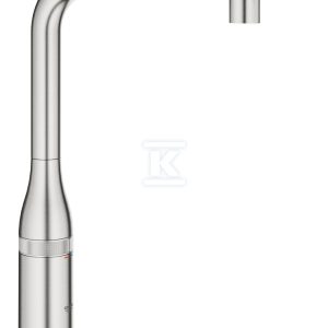 Bateria zlewozmywakowa Essence SmartControl z Funkcją SmartControl, stal nierdzewna, osobne kanały wodne, kąt obrotu wylewki 140° wyciągana wylewka, pierścień na korpusie do regulacji temperatury i ciśnienia 31615DC0 Bateria zlewozmywakowa Essence SmartControl z Funkcją SmartControl, stal nierdzewna, osobne kanały wodne, kąt obrotu wylewki 140° wyciągana wylewka, pierścień na korpusie do regulacji temperatury i ciśnienia 31615DC0