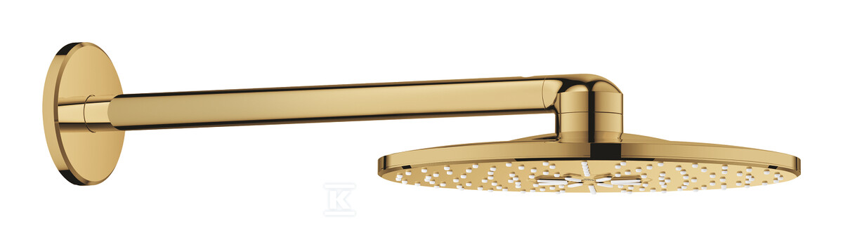 Deszczownica Rainshower SmartActive 310 z ramieniem 430 mm, 2 strumienie, cool sunrise 26475GL0 - obrazek 1