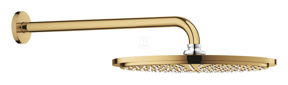 Deszczownica Rainshower Cosmopolitan 310 z ramieniem 380 mm, 1 strumień, cool sunrise, ogranicznik przepływu 9,5 l/min., metalowa 26066GL0 - obrazek 1
