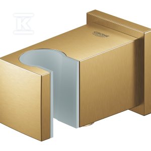 Kolanko przyłączeniowe ścienne Euphoria Cube, brushed cool sunrise, z mocowaniem prysznica ręcznego 26370GN0 Kolanko przyłączeniowe ścienne Euphoria Cube, brushed cool sunrise, z mocowaniem prysznica ręcznego 26370GN0