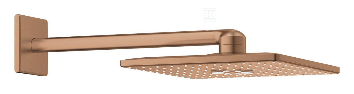 Deszczownica Rainshower SmartActive 310 Cube z ramieniem 430 mm, 2 strumienie, brushed warm sunset 26479DL0 - obrazek 1