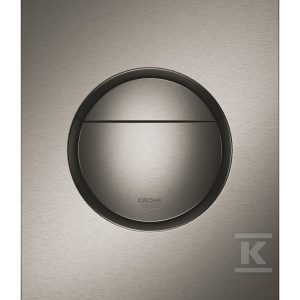 Przycisk spłukujący Nova Cosmopolitan S, brushed hard graphite, do małych kominków rewizyjnych 37601AL0 Przycisk spłukujący Nova Cosmopolitan S, brushed hard graphite, do małych kominków rewizyjnych 37601AL0