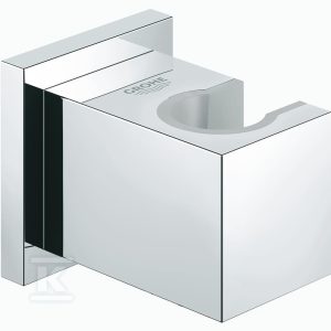 Uchwyt prysznicowy Euphoria Cube, chrom, ścienny, nieprzestawialny, powłoka Long-Life 27693000 Uchwyt prysznicowy Euphoria Cube, chrom, ścienny, nieprzestawialny, powłoka Long-Life 27693000