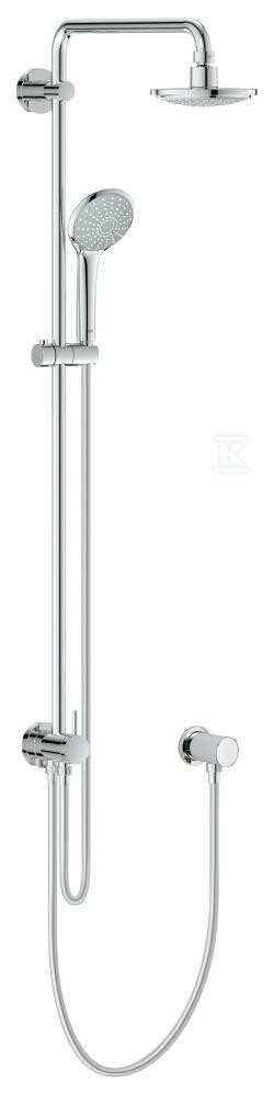 Kolanko przyłączeniowe Grohe Rainshower ścienne, chrom, z okrągłą rozetą 27057000 - obrazek 1