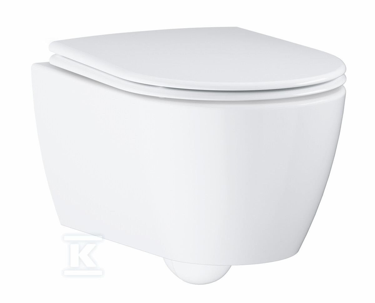 Miska wisząca WC Essence, biel alpejska, bez kołnierza, 470 mm 3957100H - obrazek 1
