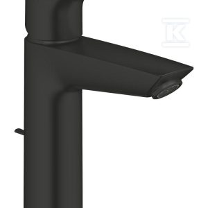 Bateria umywalkowa Eurosmart Rozmiar M, montaż jednootworowy, metalowa dźwignia, SilkMove głowica ceramiczna 28 mm, Long-Life trwała powłoka, Water Saving mniejsze zużycie wody, maksymalne natężenie przepływu (przy 3 barach): 5 l/min, metalowy zestaw odpływowy z drążkiem pociąganym 1 1/4″ czarna 233222433 Bateria umywalkowa Eurosmart Rozmiar M, montaż jednootworowy, metalowa dźwignia, SilkMove głowica ceramiczna 28 mm, Long-Life trwała powłoka, Water Saving mniejsze zużycie wody, maksymalne natężenie przepływu (przy 3 barach): 5 l/min, metalowy zestaw odpływowy z drążkiem pociąganym 1 1/4″ czarna 233222433