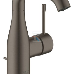 Bateria umywalkowa Grohe Essence jednouchwytowa, rozmiar M, brushed hard graphite, ogranicznik przepływu 5,7 l/min., głowica Ceramiczna 28 mm, zestaw odpływowy z drążkiem 23462AL1 Bateria umywalkowa Grohe Essence jednouchwytowa, rozmiar M, brushed hard graphite, ogranicznik przepływu 5,7 l/min., głowica Ceramiczna 28 mm, zestaw odpływowy z drążkiem 23462AL1