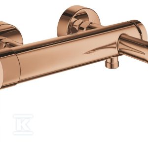 Bateria wannowa Grohe Essence jednouchwytowa, warm sunset, montaż ścienny natynkowy, głowica Ceramiczna 35 mm, ogranicznik temperatury 33624DA1