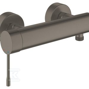 Bateria prysznicowa Grohe Essence jednouchwytowa, brushed hard graphite, montaż ścienny natynkowy, głowica Ceramiczna 35 mm, ogranicznik temperatury 33636AL1 Bateria prysznicowa Grohe Essence jednouchwytowa, brushed hard graphite, montaż ścienny natynkowy, głowica Ceramiczna 35 mm, ogranicznik temperatury 33636AL1