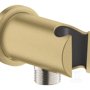 Kolanko przyłączeniowe ścienne Rainshower, Brushed Cool Sunrise, okrągła rozeta 26658GN0 Kolanko przyłączeniowe ścienne Rainshower, Brushed Cool Sunrise, okrągła rozeta 26658GN0