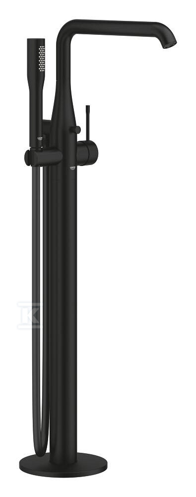 Essence Jednouchwytowa, wolnostojąca bateria wannowa z zestawem prysznicowym, Phantom Black 25248KF1 - obrazek 1
