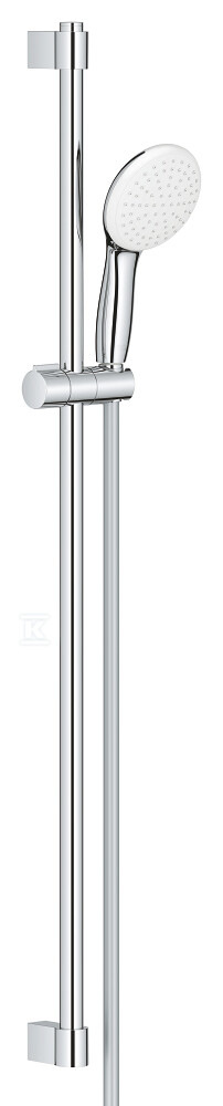 Zestaw prysznicowy z drążkiem Tempesta 110 w zestawie: słuchawka 1strumieniowa, drążek prysznicowy 900 mm, wąż prysznicowy 1750 mm, ogranicznik przepływu 8,7 l/min 27925003 - obrazek 1