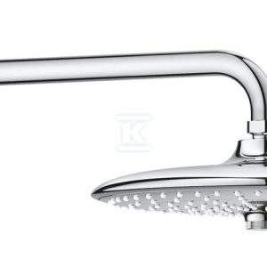 Deszczownica Euphoria 260 z ramieniem 380 mm, 3 strumienie, chrom, ogranicznik przepływu 9,5 l/min 26459000 Deszczownica Euphoria 260 z ramieniem 380 mm, 3 strumienie, chrom, ogranicznik przepływu 9,5 l/min 26459000