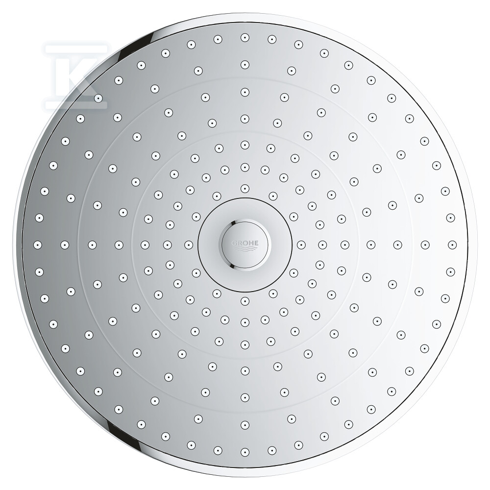 Deszczownica Euphoria 260 3 strumieniowa, chrom, ogranicznik przepływu 9,5 l/min., złącze kulowe 26457000 - obrazek 1
