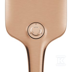Słuchawka prysznicowa Rainshower SmartActive 130 Cube 3 strumienie, brushed warm sunset 26582DL0 Słuchawka prysznicowa Rainshower SmartActive 130 Cube 3 strumienie, brushed warm sunset 26582DL0