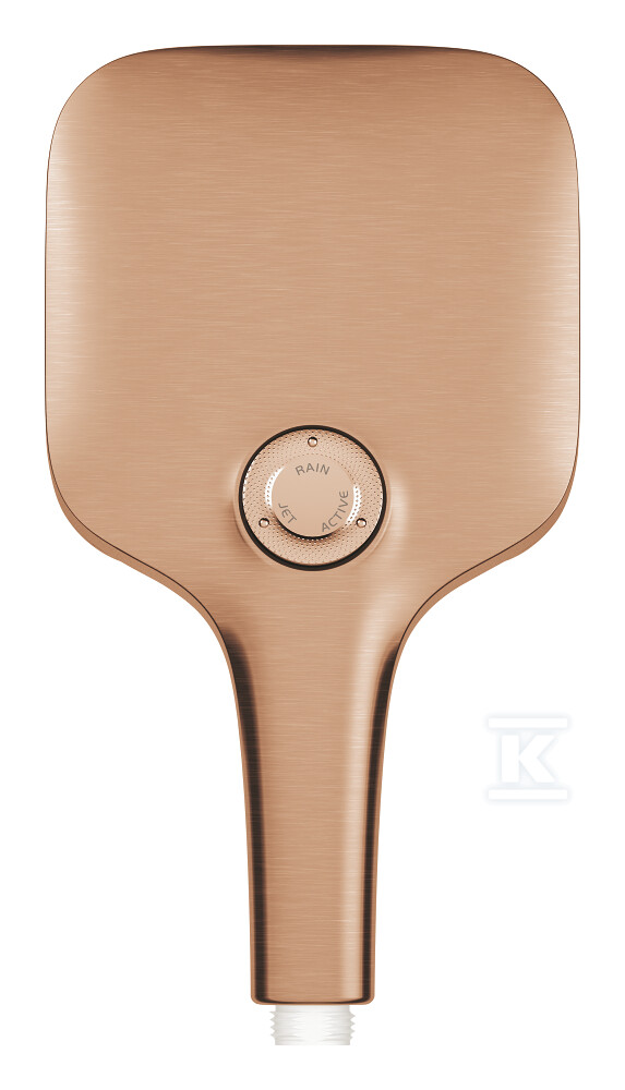 Słuchawka prysznicowa Rainshower SmartActive 130 Cube 3 strumienie, brushed warm sunset 26582DL0 - obrazek 1