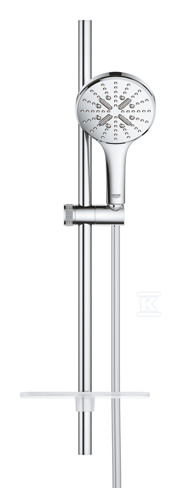 Zestaw prysznicowy Rainshower SmartActive 130 z drążkiem prysznicowym 600 mm, 3 strumienie, chrom 26546000 - obrazek 1