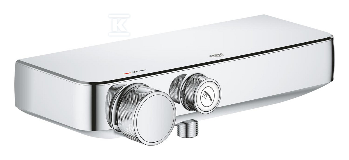 Bateria prysznicowa termostatyczna, DN 15, Grohtherm SmartControl, chrom, montaż ścienny 34719000 - obrazek 1