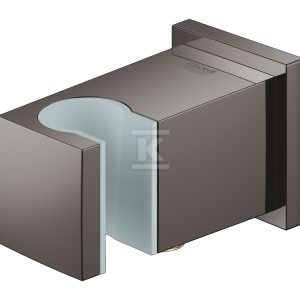 Kolanko przyłączeniowe ścienne Euphoria Cube, hard graphite, z mocowaniem prysznica ręcznego 26370A00 Kolanko przyłączeniowe ścienne Euphoria Cube, hard graphite, z mocowaniem prysznica ręcznego 26370A00
