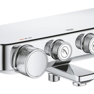Bateria wannowa termostatyczna Grohtherm SmartControl, DN 15, chrom, montaż ścienny, wylewka z perlatorem 34718000
