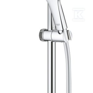 Zestaw prysznicowy Rainshower SmartActive 130 Cube z drążkiem prysznicowym 600 mm, 3 strumienie, chrom 26583000