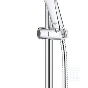 Zestaw prysznicowy Rainshower SmartActive 130 Cube z drążkiem prysznicowym 600 mm, 3 strumienie, chrom 26585000