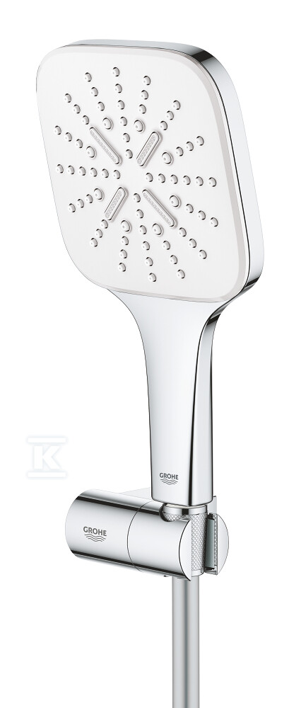 Zestaw prysznicowy Rainshower SmartActive 130 Cube, 3 strumienie, moon white 26588LS0 - obrazek 1
