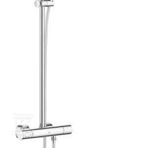 Zestaw prysznicowy Rainshower SmartActive 310 3 strumieniowy słuchawka okrągła z termostatem do montażu ściennego, chrom 26648000