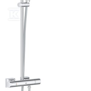 Zestaw prysznicowy Rainshower SmartActive 310 3 strumieniowy słuchawka kwadratowa z termostatem do montażu ściennego, chrom 26652000