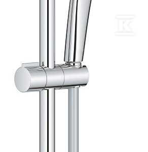 Zestaw prysznicowy z drążkiem Tempesta Cube 110 w zestawie: słuchawka 2 strumieniowa drążek prysznicowy 600 mm, wąż prysznicowy 1750 mm, ogranicznik przepływu 8,5 l/min chrom 26748003 Zestaw prysznicowy z drążkiem Tempesta Cube 110 w zestawie: słuchawka 2 strumieniowa drążek prysznicowy 600 mm, wąż prysznicowy 1750 mm, ogranicznik przepływu 8,5 l/min chrom 26748003