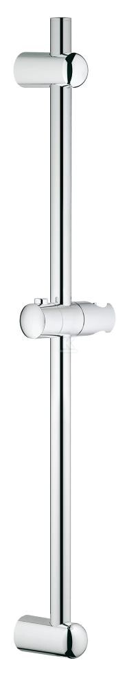 Drążek prysznicowy Euphoria, 600 mm, chrom z uchwytami i ślizgaczem, system FastFixation 27499000 - obrazek 1