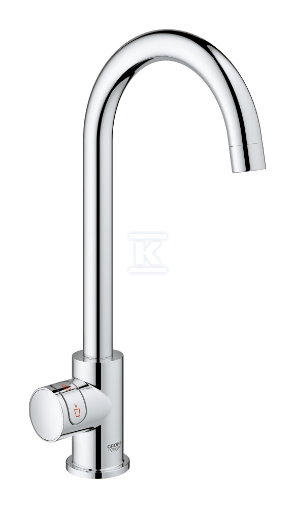 System gotujący wodę Grohe Red Duo kuchenny, chrom, zawór sztorcowy i bojler 7 l, dostęp tylko do wrzątku, blokada bezpieczeństwa, kąt obrotu wylewki typu C 150° filtr w zestawie 30080001 - obrazek 1