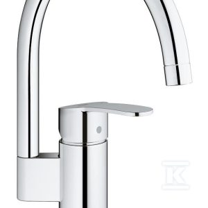 Bateria zlewozmywakowa Eurostyle Cosmopolitan jednouchwytowa chrom, kąt obrotu wylewki 0°/150°/360°, głowica ceramiczna 35 mm 30221002 Bateria zlewozmywakowa Eurostyle Cosmopolitan jednouchwytowa chrom, kąt obrotu wylewki 0°/150°/360°, głowica ceramiczna 35 mm 30221002