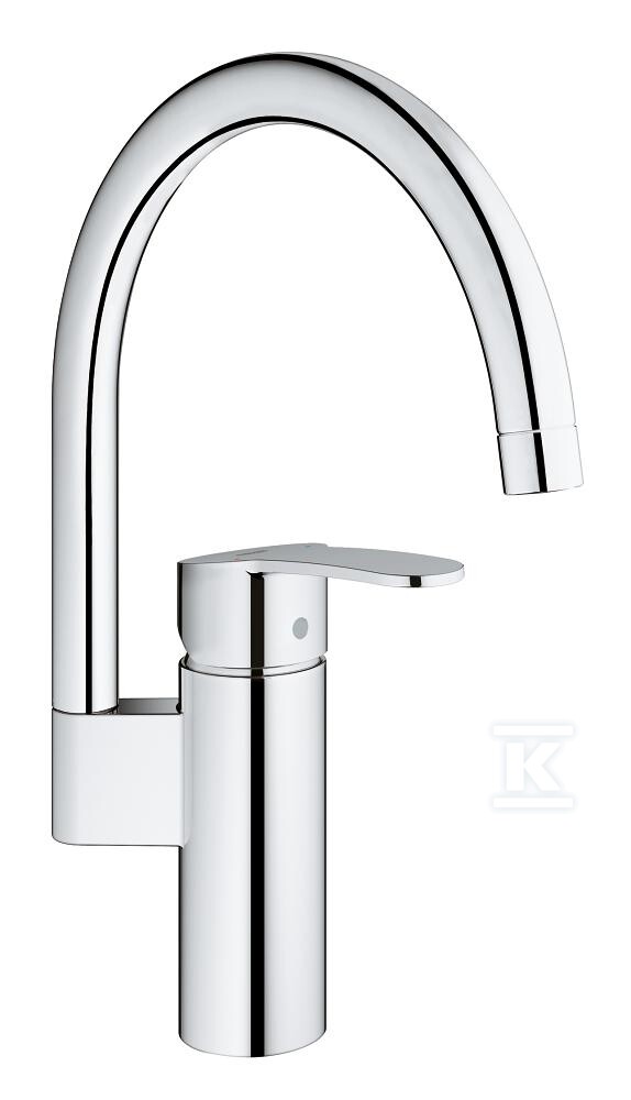 Bateria zlewozmywakowa Eurostyle Cosmopolitan jednouchwytowa chrom, kąt obrotu wylewki 0°/150°/360°, głowica ceramiczna 35 mm 30221002 - obrazek 1