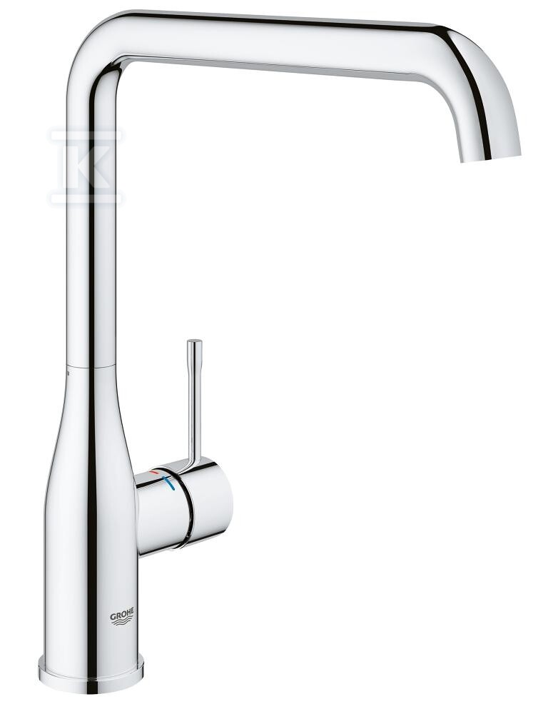 Bateria zlewozmywakowa Essence jednouchwytowa, chrom, kąt obrotu wylewki 0° / 150° / 360°, głowica Ceramiczna 28 mm 30269000 - obrazek 1