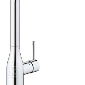 Bateria zlewozmywakowa Essence jednouchwytowa, chrom, kąt obrotu wylewki 360° głowica Ceramiczna 28 mm, wyciągana wylewka z przełącznikiem strumienia 30270000 Bateria zlewozmywakowa Essence jednouchwytowa, chrom, kąt obrotu wylewki 360° głowica Ceramiczna 28 mm, wyciągana wylewka z przełącznikiem strumienia 30270000