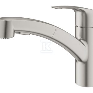 Bateria zlewozmywakowa Eurosmart jednouchwytowa chrom, głowica ceramiczna 35 mm, obracana wysoka wylewka z 2 strumieniami, kąt obrotu wylewki 90° 30305001 Bateria zlewozmywakowa Eurosmart jednouchwytowa chrom, głowica ceramiczna 35 mm, obracana wysoka wylewka z 2 strumieniami, kąt obrotu wylewki 90° 30305001