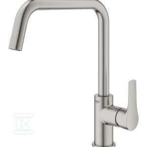Bateria zlewozmywakowa Eurosmart jednouchwytowa, chrom, kąt obrotu wylewki 150°, głowica Ceramiczna 28 mm 30567000 Bateria zlewozmywakowa Eurosmart jednouchwytowa, chrom, kąt obrotu wylewki 150°, głowica Ceramiczna 28 mm 30567000