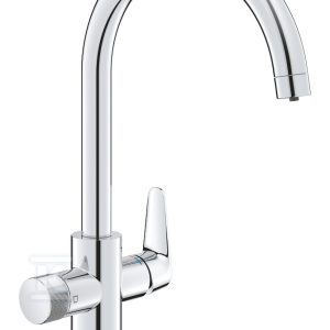Bateria filtrująca Grohe Blue Pure BauCurve z obracaną w zakresie 150° wylewką „C”, chrom 30580000 Bateria filtrująca Grohe Blue Pure BauCurve z obracaną w zakresie 150° wylewką „C”, chrom 30580000