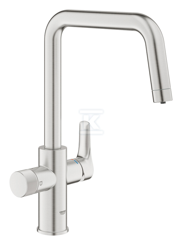Bateria filtrująca Grohe Blue Pure Eurosmart z obracaną w zakresie 150° wylewką "U", stal nierdzewna 30583DC0 - obrazek 1